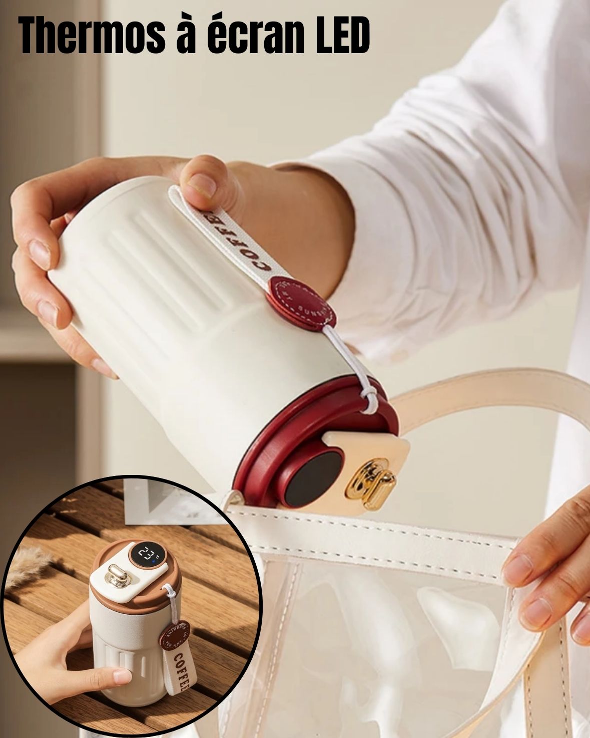 Thermos à Écran Led